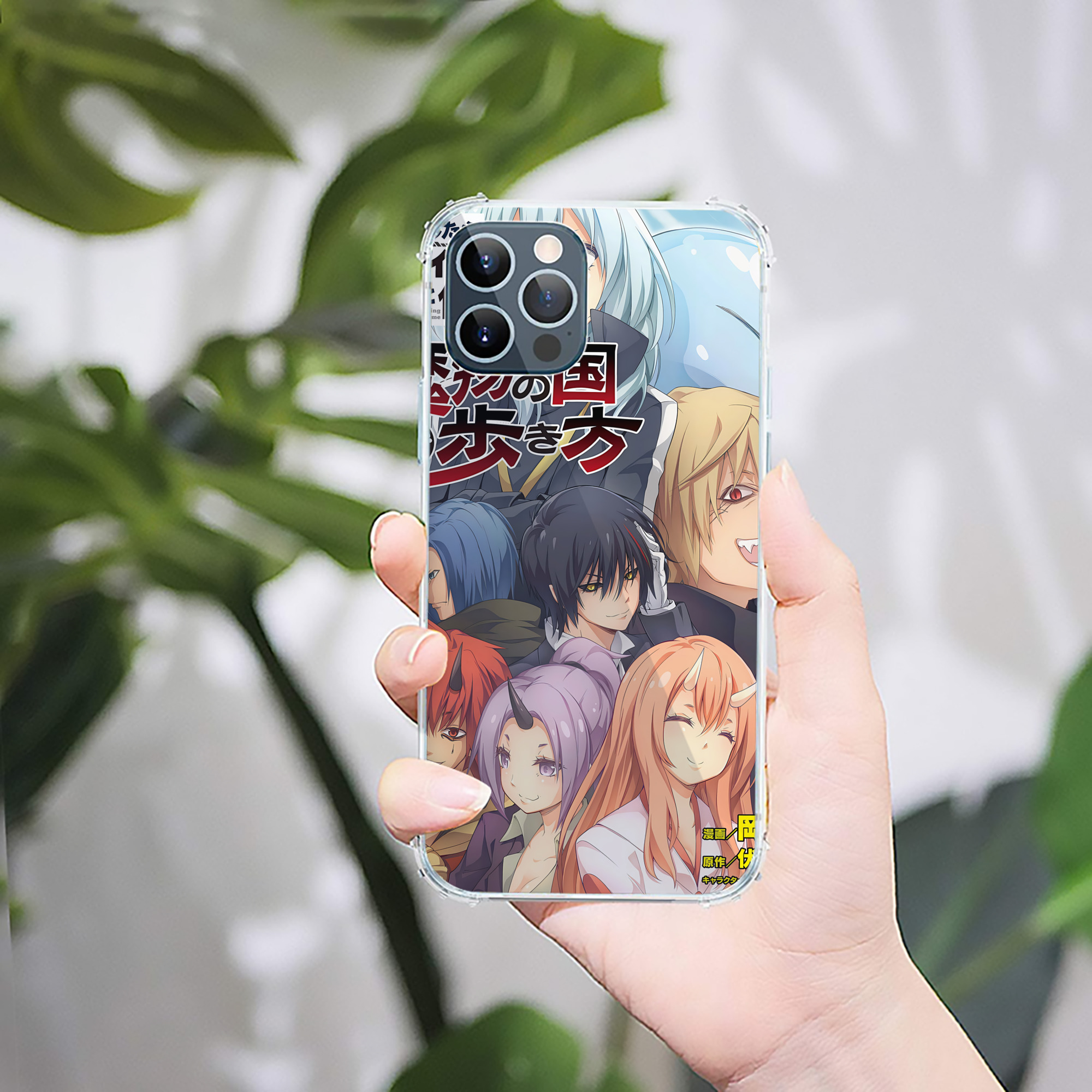 （画像用） 転スラ Regarding Reincarnated to Slime 【iPhone 12シリーズ対応】透明スマホケース（クリアソフトケース）
